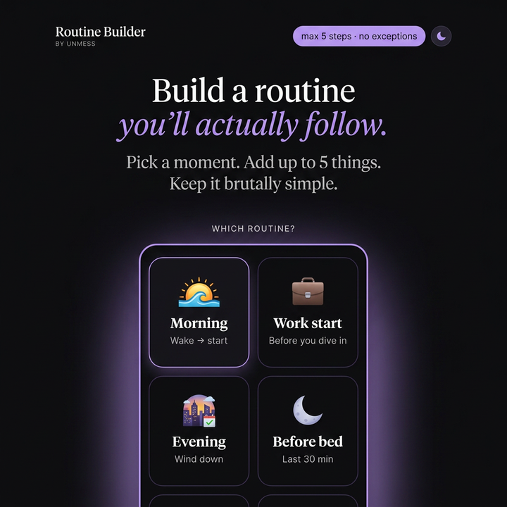 Routine Builder